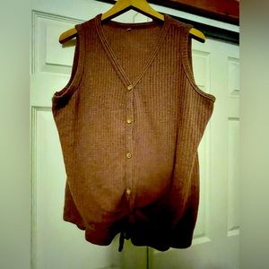 Coral Knit Tank Top Size XXL